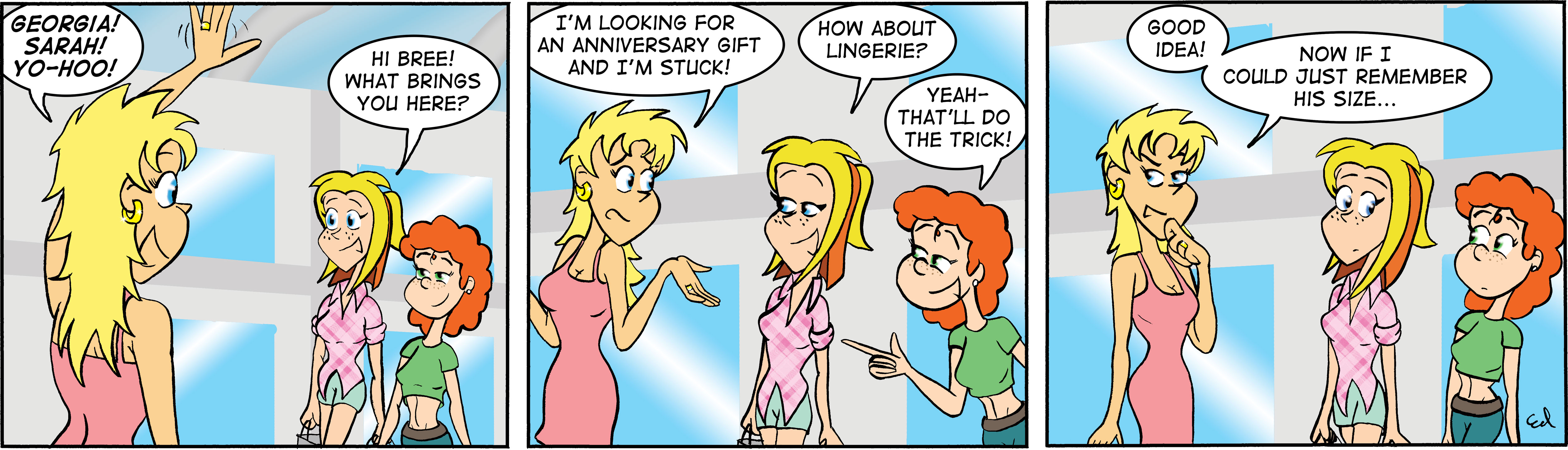 At the mall with the girls 3