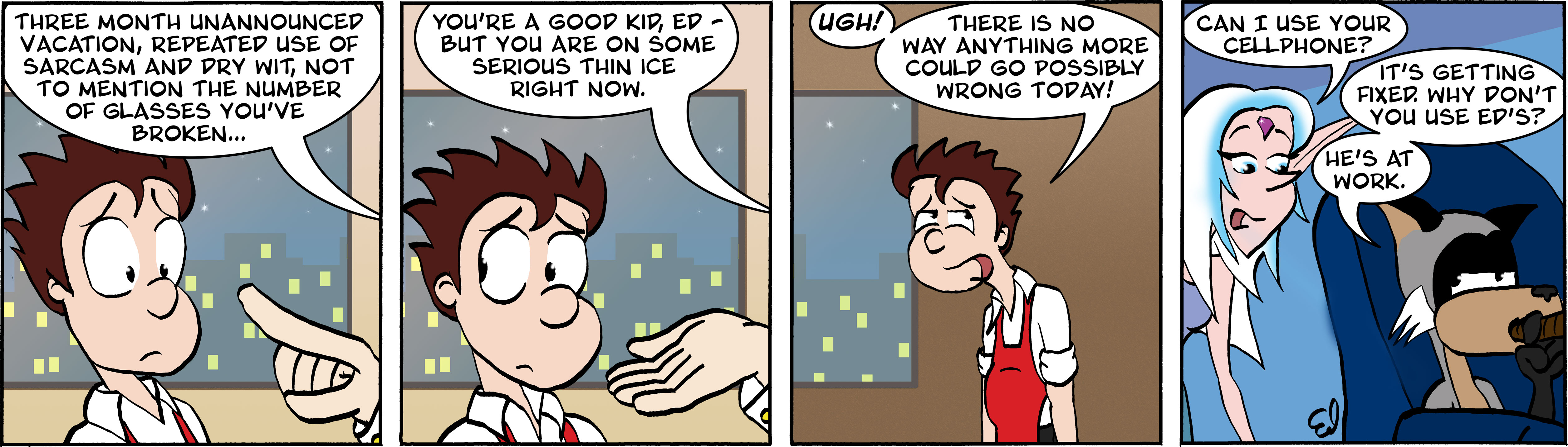 It comes crashing down 3