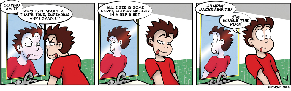 The man in the mirror