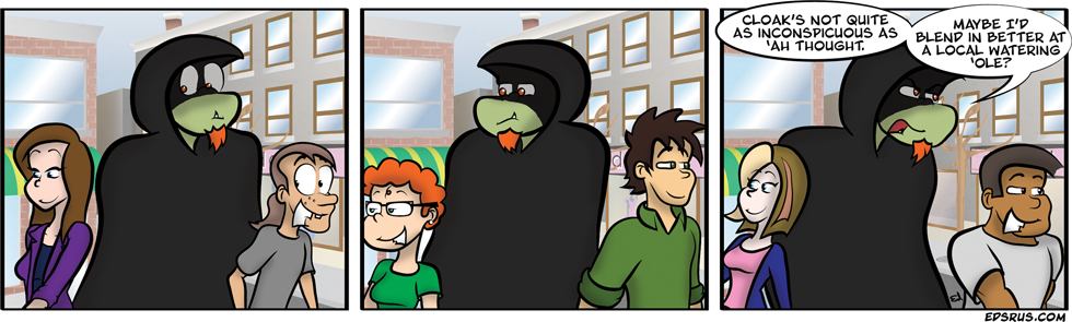 Cloak of conspicuousness