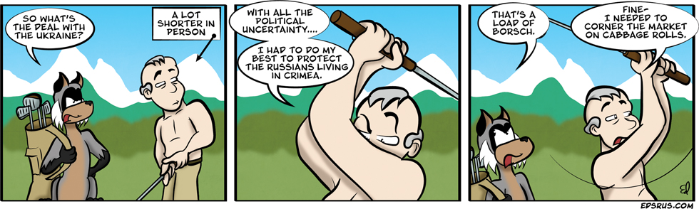 Tee time with Putin
